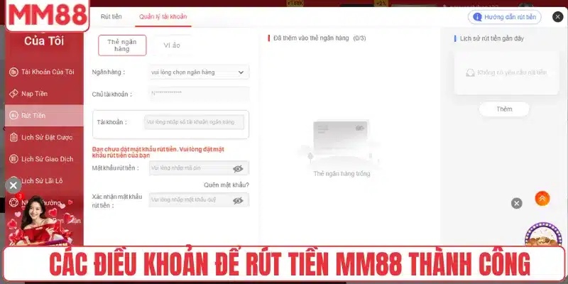 Các điều kiện cơ bản để thực hiện rút thưởng